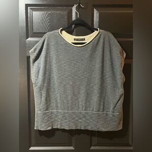 Peruvian Connection Sleeveless Cotton Sweatshirt Sweater